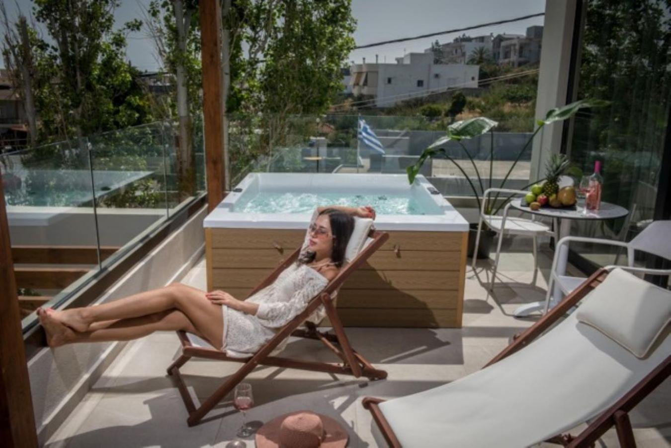 Vaya Suites By Omilos Hotels Amoudara Lasithiou Eksteriør bilde